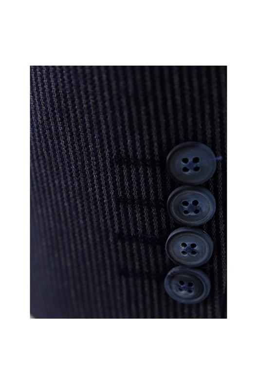 LACİVERT Comfort Fit 6 Drop Kruvaze Ceket