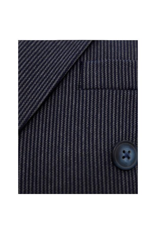 LACİVERT Comfort Fit 6 Drop Kruvaze Ceket