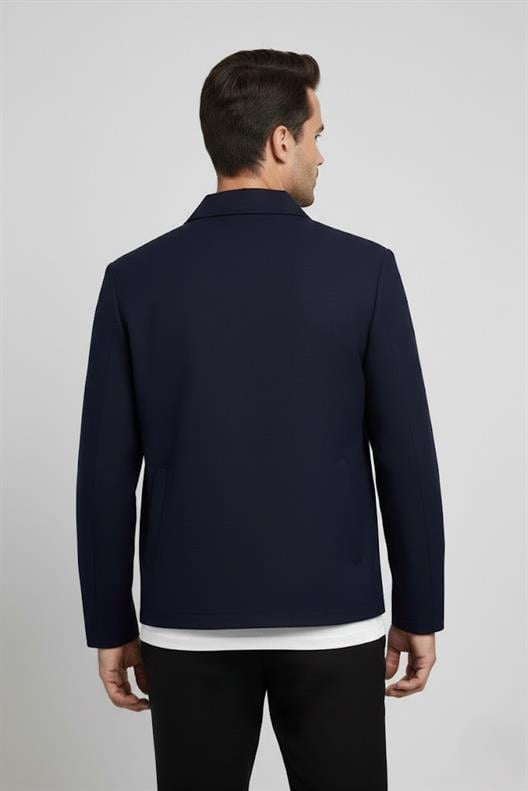 LACİVERT Comfort Fit Ceket Mont