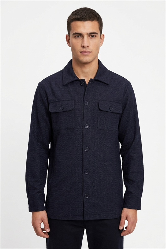 LACİVERT Comfort Fit Ceket Mont
