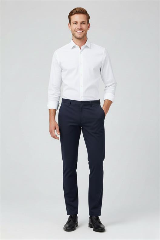 LACİVERT Comfort Fit Chino Pantolon