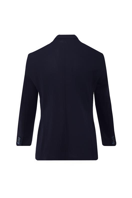 LACİVERT Comfort Fit , Mono Yaka , 2 Düğme Çift Yırtmaçlı , Torba Cep Casual Ceket
