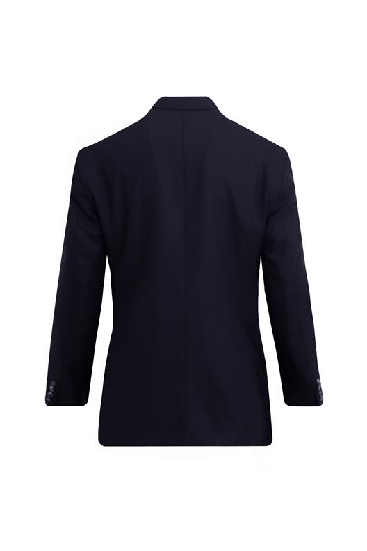 LACİVERT COMFORT FİT , MONO YAKA, 2 DÜĞME ÇİFT YIRTMAÇ ÇİZGİLİ KLASİK TAKIM ELBİSE