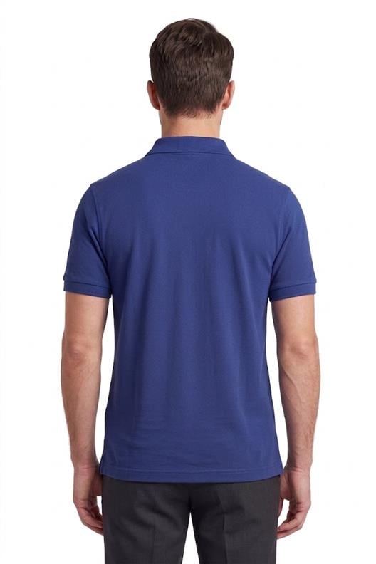LACİVERT Comfort Fit Polo Yaka Pike T-Shirt