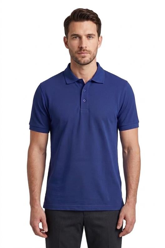 LACİVERT Comfort Fit Polo Yaka Pike T-Shirt