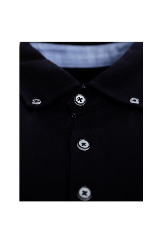 LACİVERT Comfort Fit Polo Yaka Pike T-Shirt