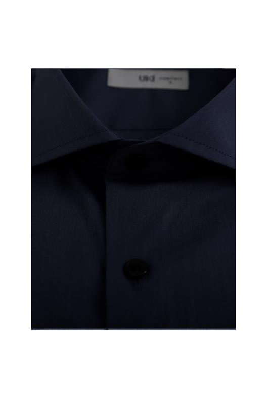 LACİVERT Comfort Fit Uzun Kol Gömlek
