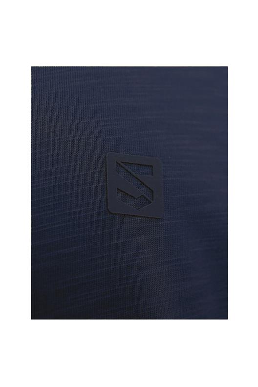 LACİVERT Denim Marker Modal Bisiklet Yaka T-shirt