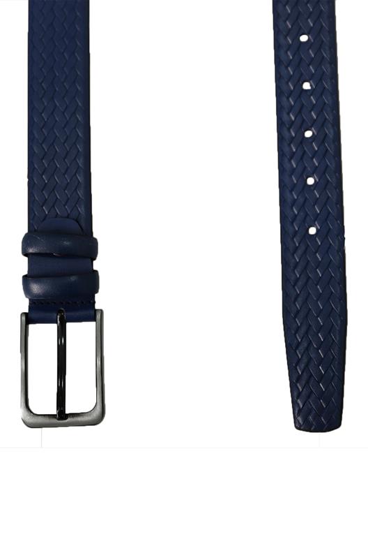 LACİVERT Deri Kemer