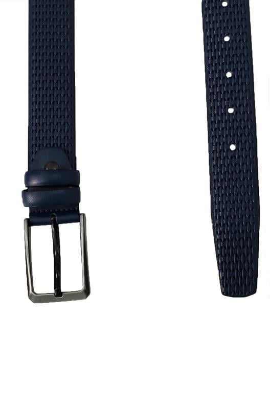 LACİVERT Deri Kemer