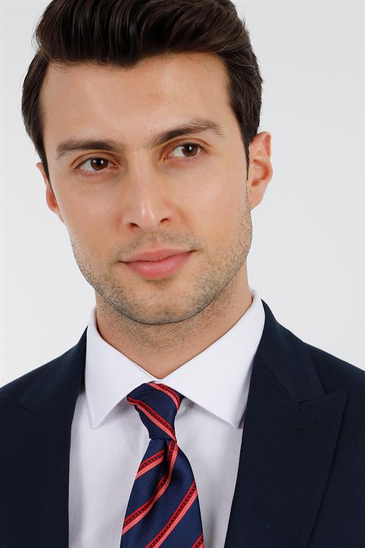 LACİVERT Klasik Takım Elbise 6 Drop