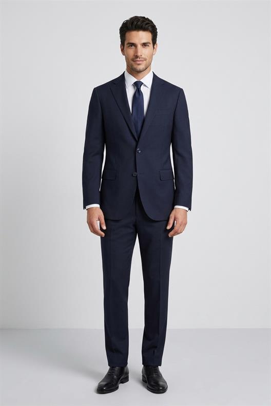 LACİVERT Klasik Takım Elbise 6 Drop