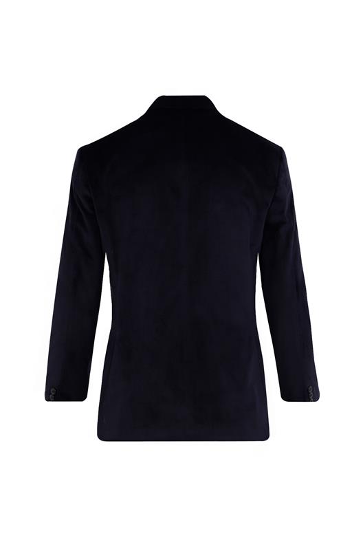 LACİVERT Mono Yaka 2 Düğme Çift Yırtmaç Ceket