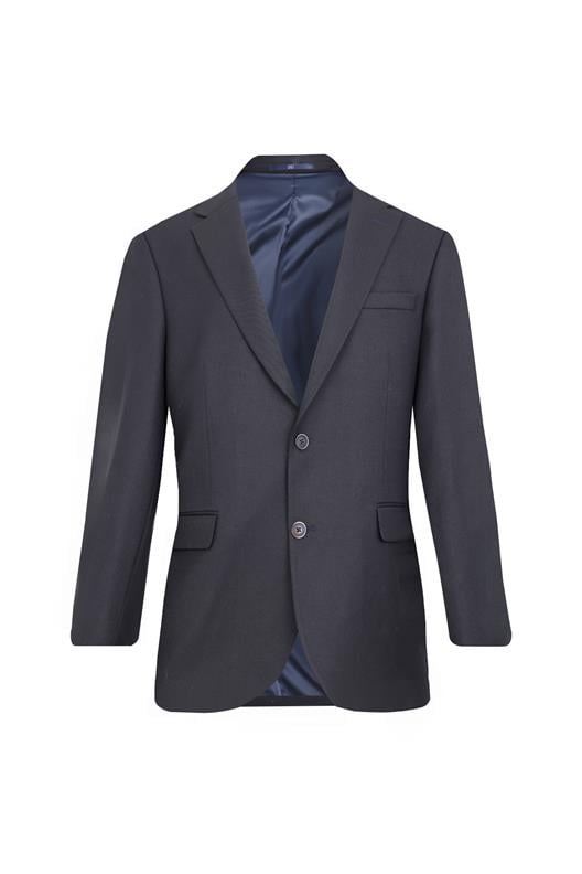 LACİVERT Mono Yaka Klasik Ceket