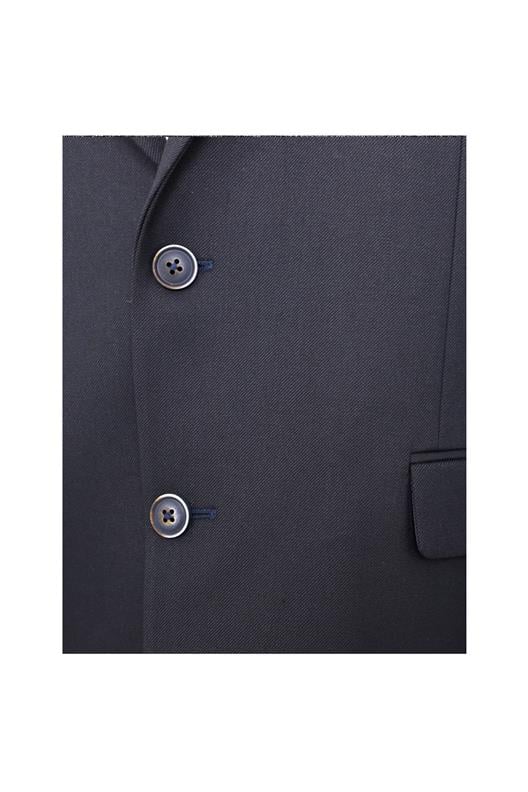 LACİVERT Mono Yaka Klasik Ceket