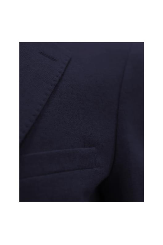 LACİVERT Mono Yaka Klasik Ceket