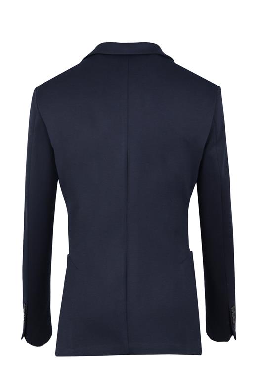 LACİVERT Mono Yaka, Torba Cep, Çift Yırtmaç Ceket