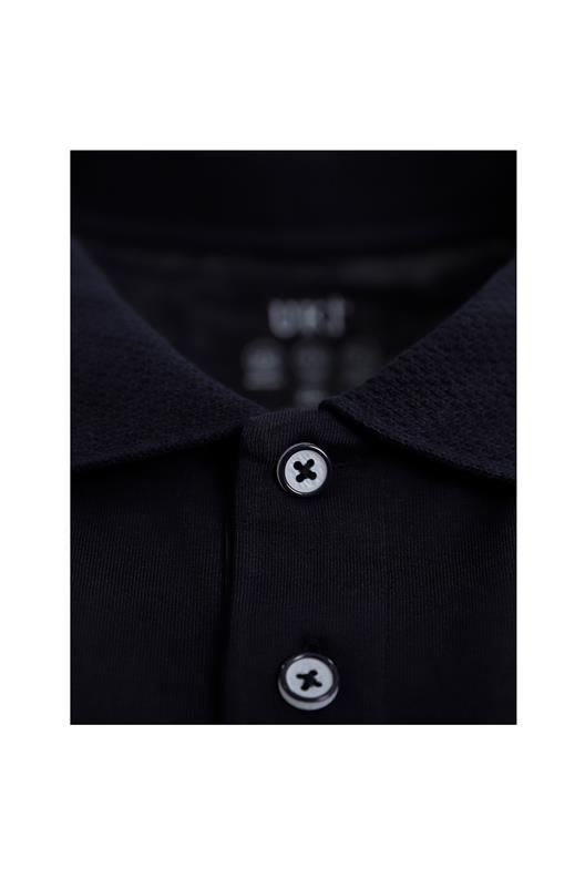 LACİVERT Polo Yaka Süprem T-shirt