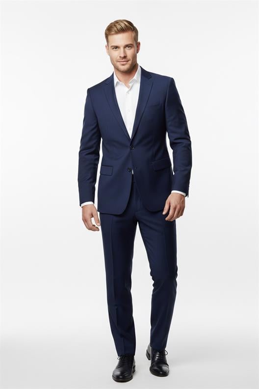 LACİVERT Slim Fit 6 Drop Takım Elbise