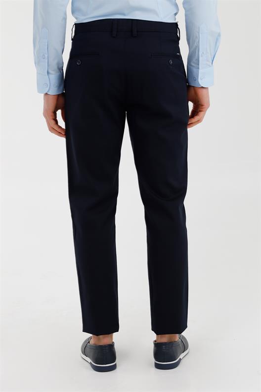 LACİVERT Slim Fit Chino Pantolon