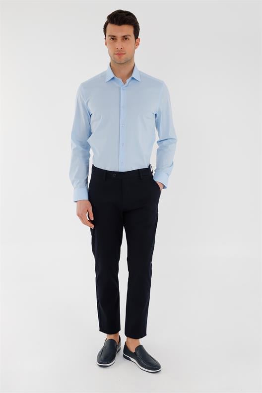 LACİVERT Slim Fit Chino Pantolon