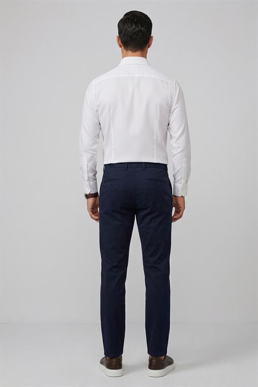 LACİVERT Slim Fit Chino Pantolon