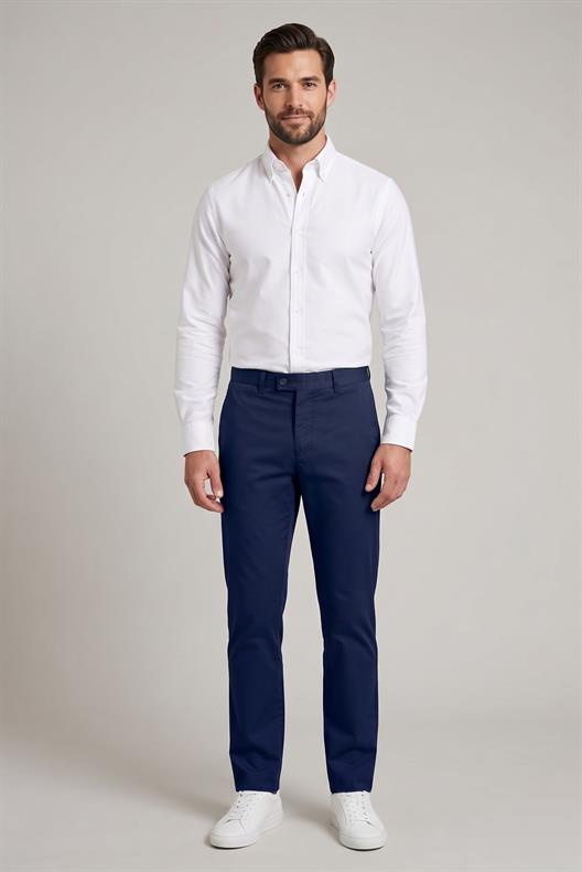 LACİVERT Slim Fit Chino Pantolon