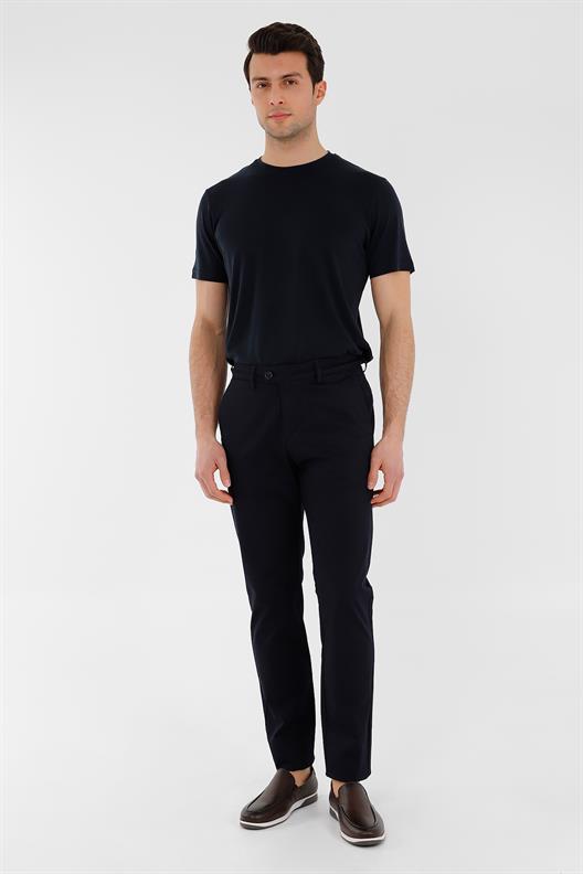 LACİVERT Slim Fit Chino Pantolon
