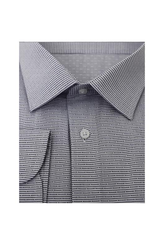 LACİVERT Slim Fit Uzun Kol Gömlek