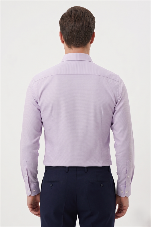 LİLA Comfort Fit Uzun Kol Gömlek