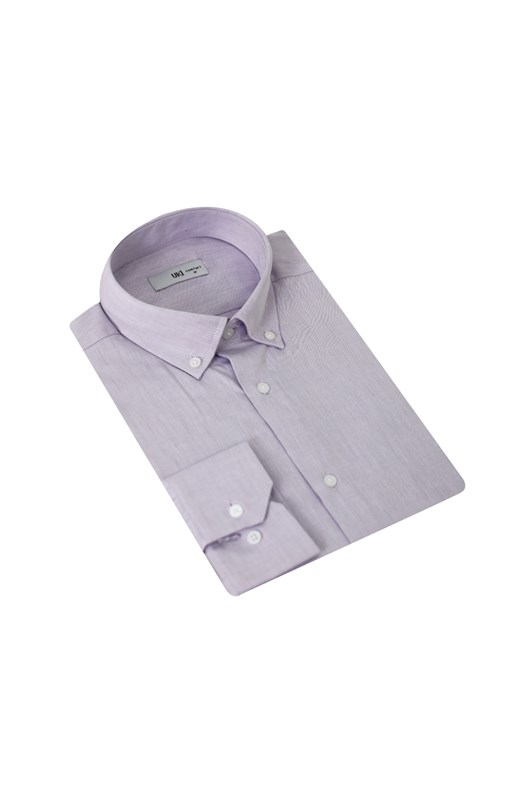 LİLA Comfort Fit Uzun Kol Gömlek