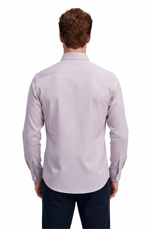 LİLA Comfort Fit Uzun Kol Gömlek