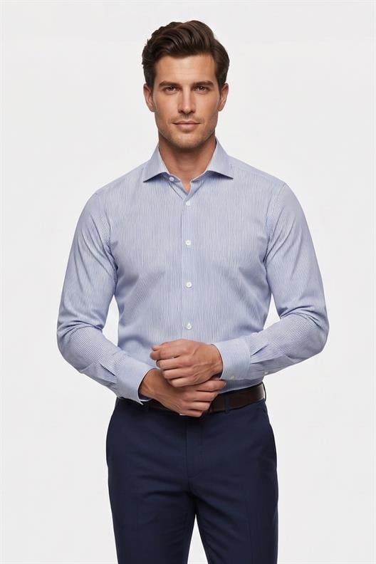 MAVİ Çizgili Comfort Fit Gömlek