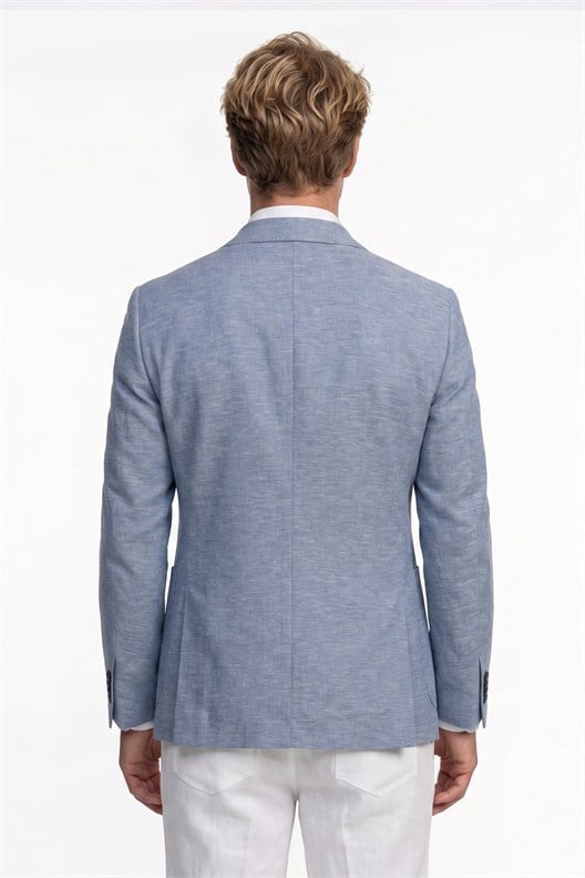 MAVİ Comfort Fit Casual Keten Ceket