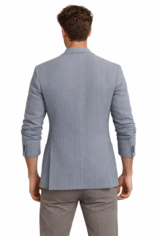 MAVİ Mono Yaka, Torba Cep, Çift Yırtmaç Ceket