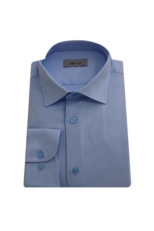 MAVİ Pamuk Saten Gömlek