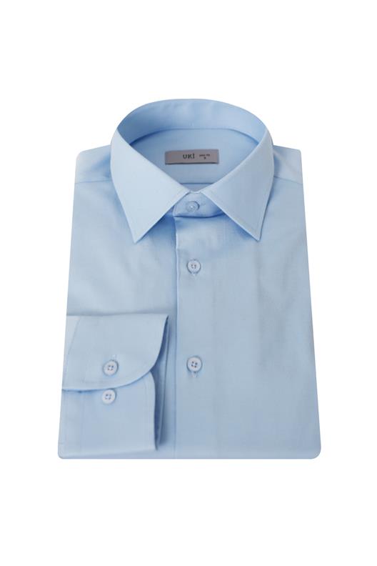 MAVİ Saten Slim Fit Klasik Gömlek