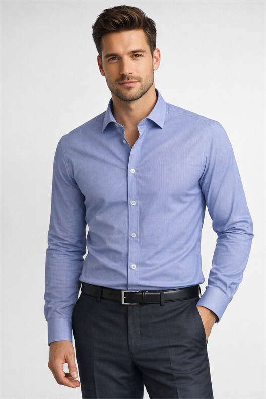 MAVİ Slim Fit Uzun Kol Gömlek