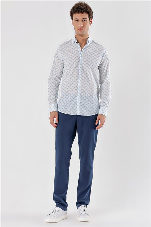 MAVİ Slim Fit Uzun Kol Gömlek