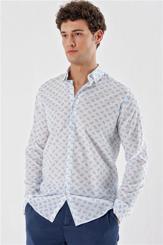 MAVİ Slim Fit Uzun Kol Gömlek