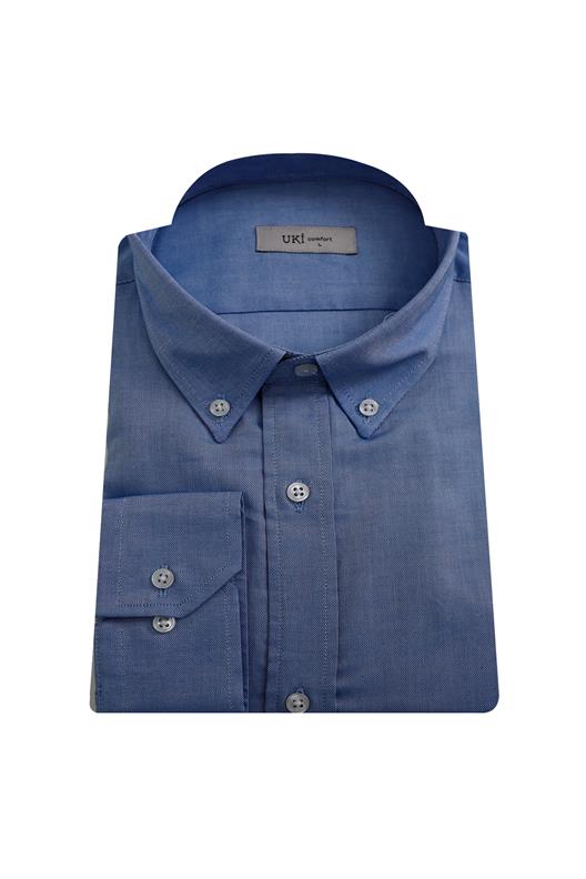 MAVİ Slim Fit Uzun Kol Oxford Klasik Gömlek