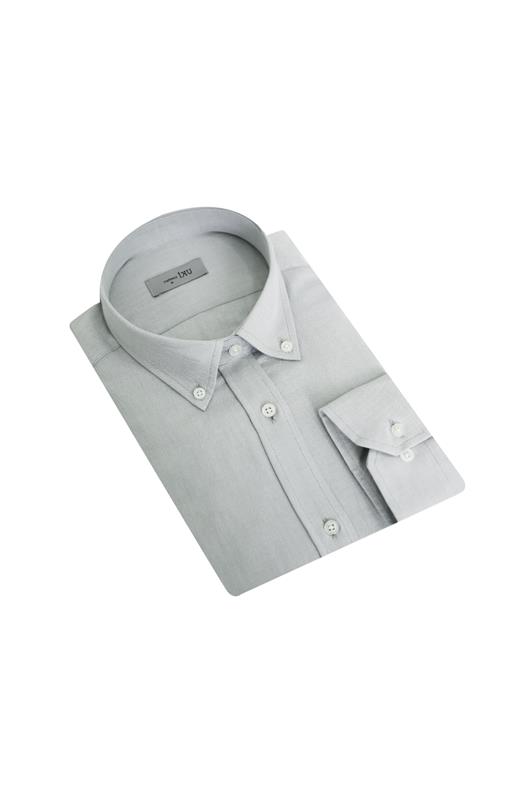 MİNT Düğmeli Yaka Comfort Fit Şamre Gömlek