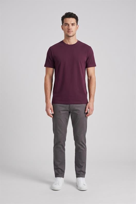 MÜRDÜM Comfort Fit Bisiklet Yaka Basic T-Shirt