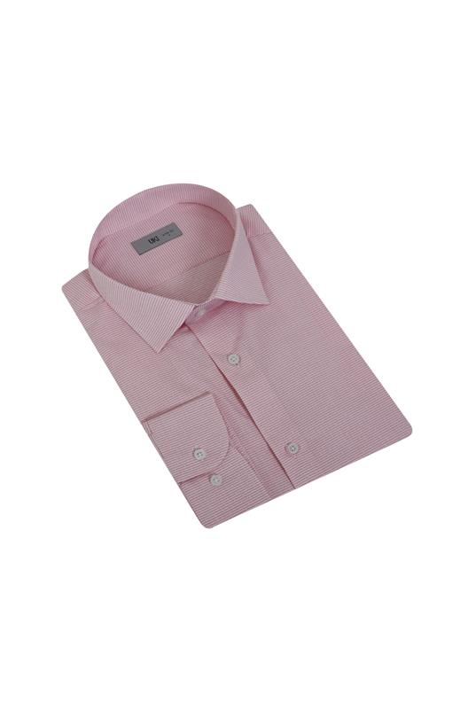 PEMBE Slim Fit Uzun Kol Gömlek
