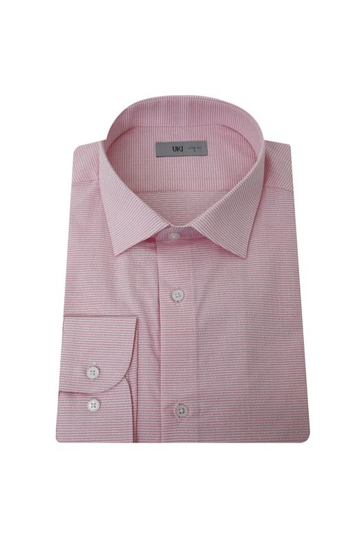 PEMBE Slim Fit Uzun Kol Gömlek