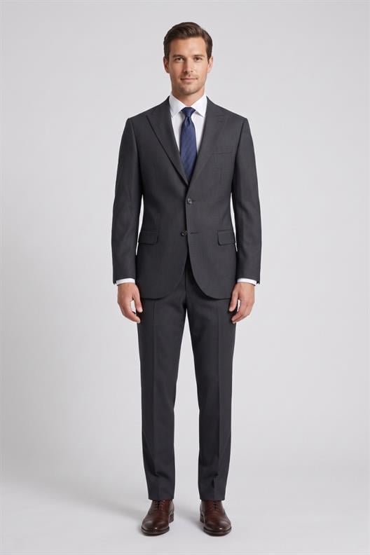 SİYAH 6 Drop Klasik Takım Elbise