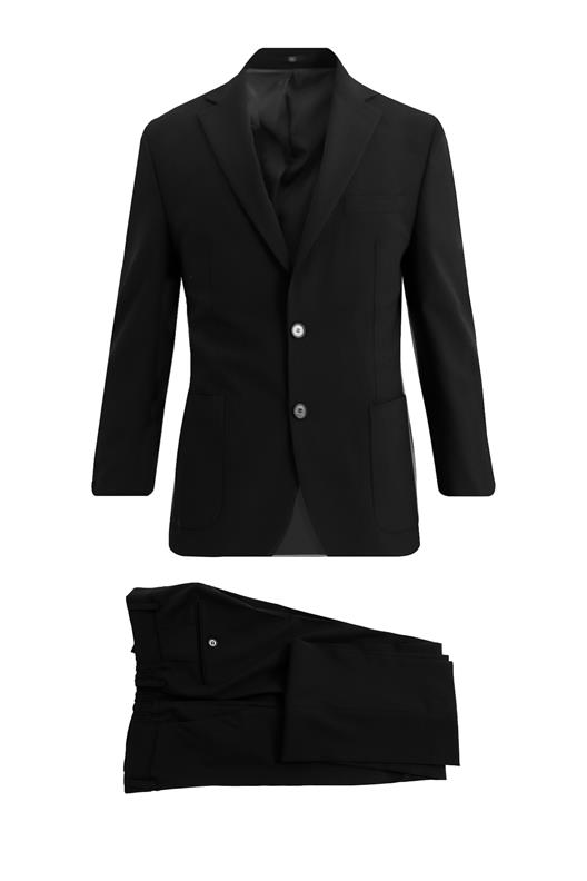 SİYAH 6 Drop Klasik Takım Elbise