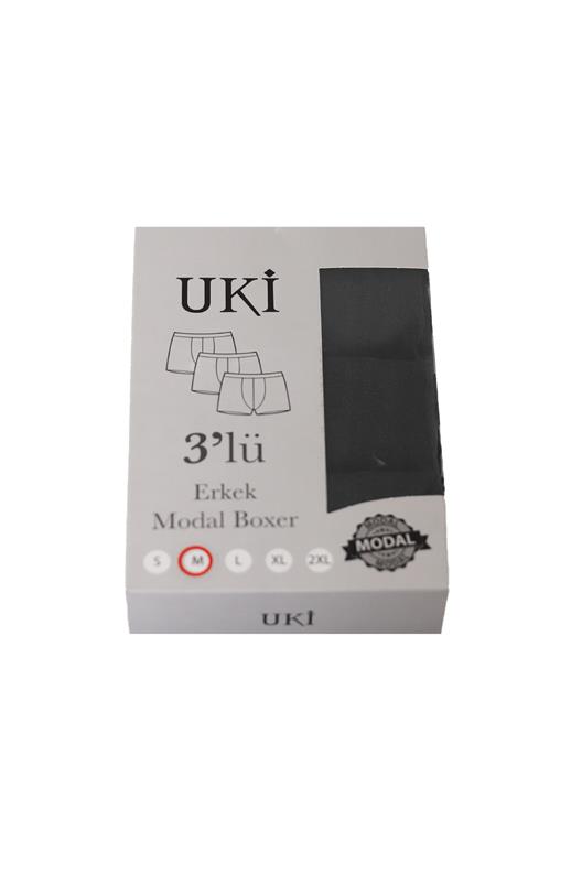 SİYAH BOXER 3LÜ