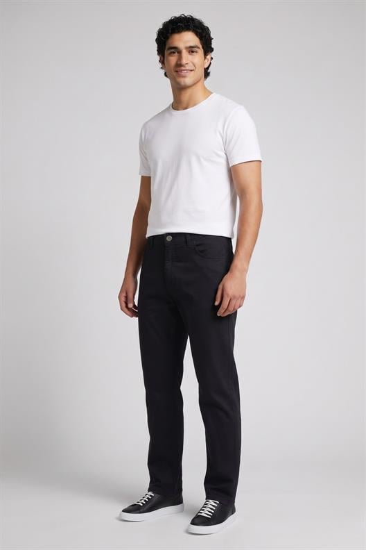 SİYAH Comfort Fit 5 Cep Pantolon