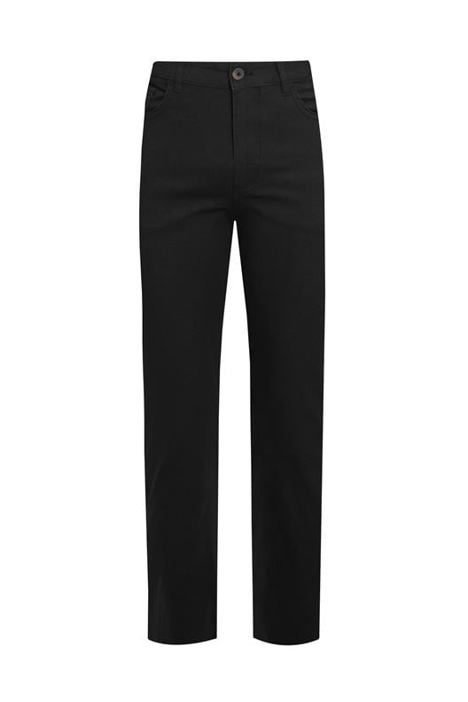 SİYAH Comfort Fit 5 Cep Pantolon